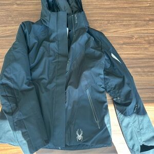 Spyder Black Snowboarding Jacket